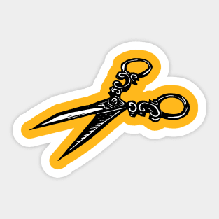 Victorian Scissors Sticker